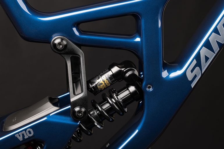 Used Santa Cruz V10 SRAM X01 DH 2027 Mountainbike, Azul — image 2 of 3