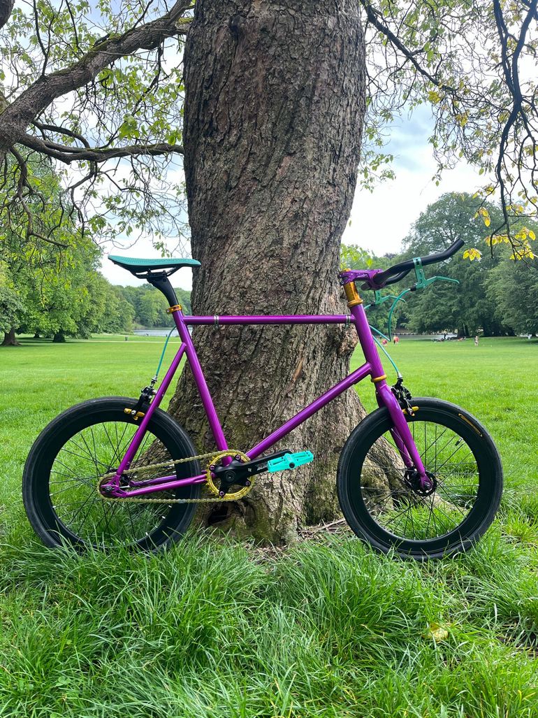 Used kosda Kosda Custom Single Speed / Fixed Gear 2026 Urban, Purple — image 1 of 10