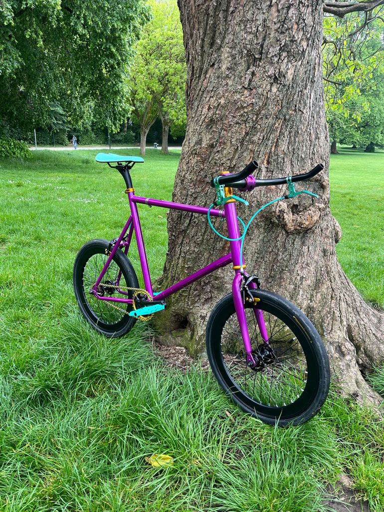 Used kosda Kosda Custom Single Speed / Fixed Gear 2026 Urban, Purple — image 2 of 10