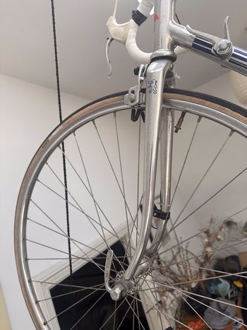 Used Peugeot Comète 1990 Road & Gravel, Light Gray — image 12 of 13