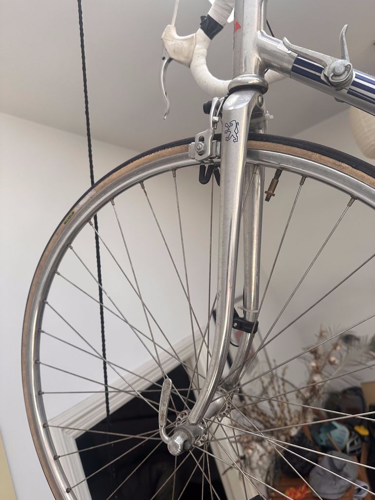 Used Peugeot Comète 1990 Road & Gravel, Light Gray — image 12 of 13