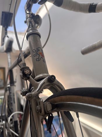 Used Peugeot Comète 1990 Road & Gravel, Light Gray — image 9 of 13