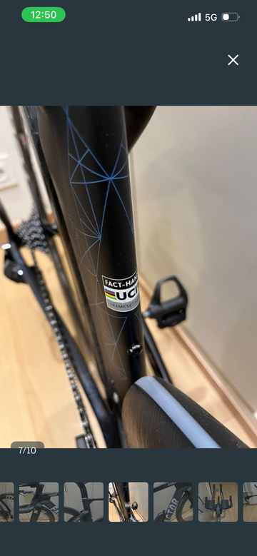 Used Factor Hanzo SRAM Force eTap AXS 2025 Road & Gravel, Black — image 6 of 10