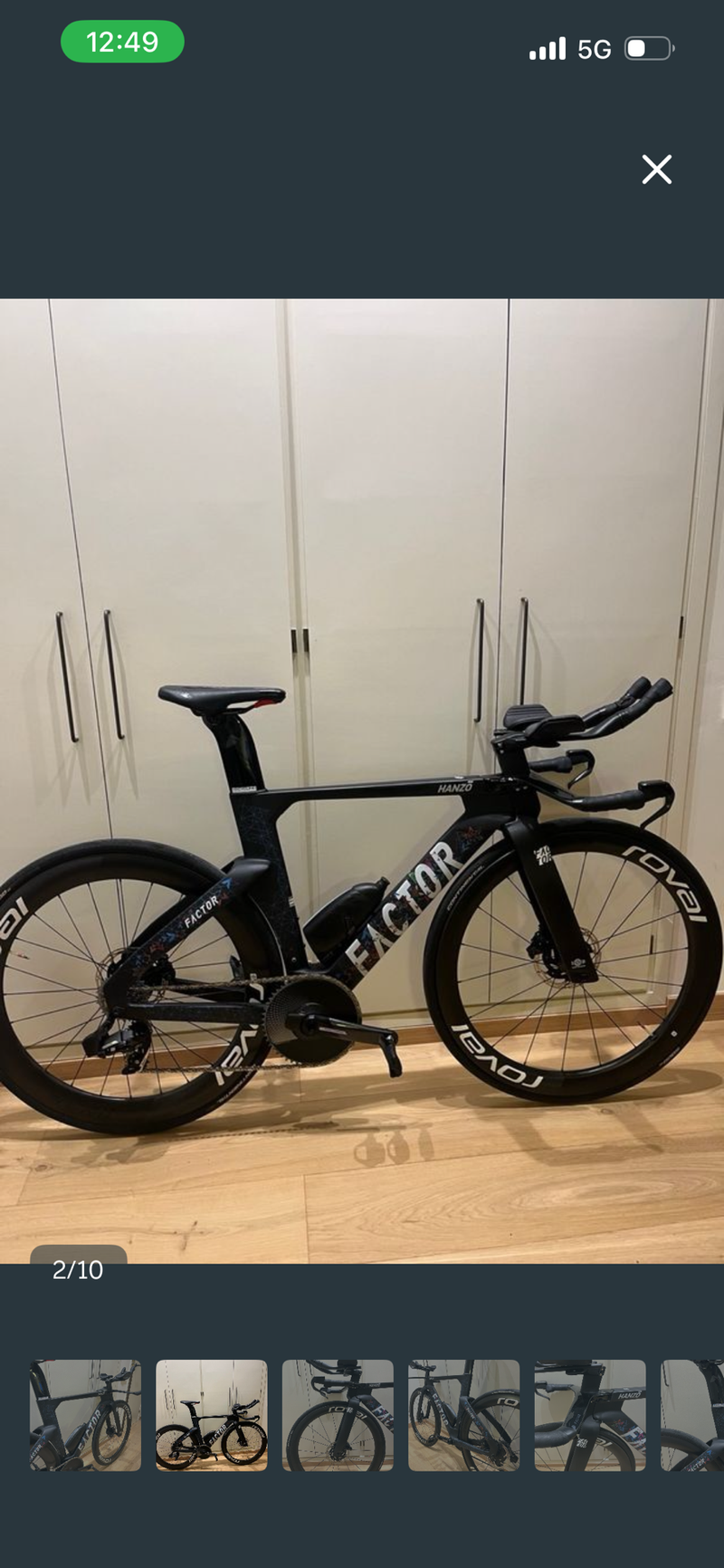 Gebrauchtes Factor Hanzo SRAM Force eTap AXS 2025 Road & Gravel
