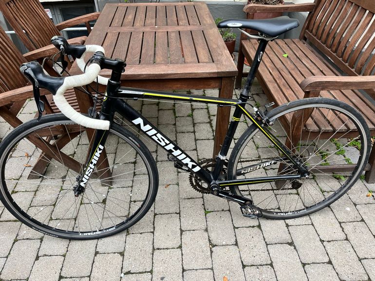 Used Nishiki Nishiki Custom Shimano Sora 2014 Road & Gravel, Nero — image 2 of 6