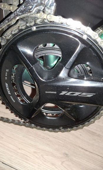 Used CUBE ATTAIN, SLX 2025 2025 Road & Gravel, Green — image 3 of 3