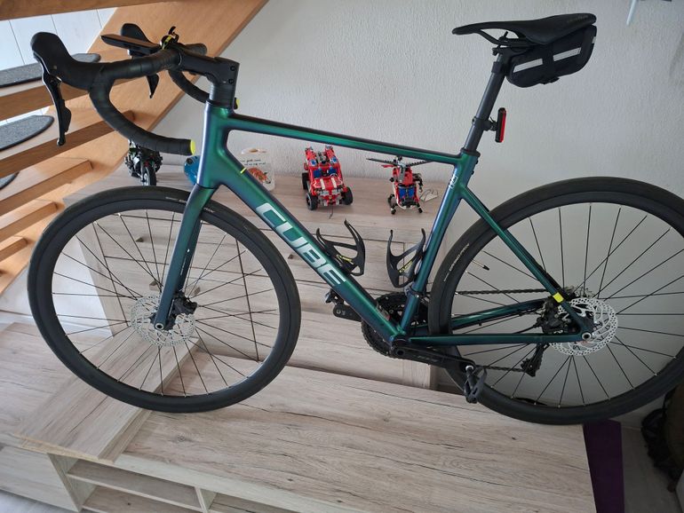 Used CUBE ATTAIN, SLX 2025 2025 Road & Gravel, Green — image 2 of 3