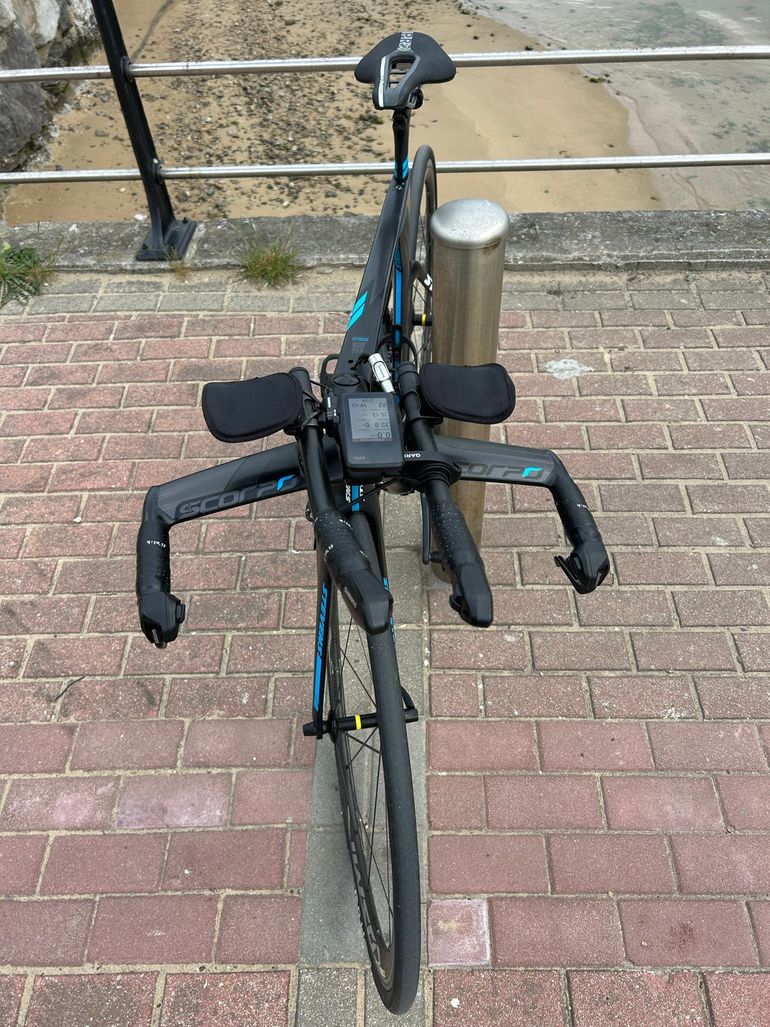 Used Stevens Stevens Custom Shimano Ultegra Di2 2018 Road & Gravel, Blue — image 7 of 8