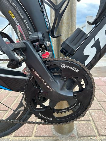 Used Stevens Stevens Custom Shimano Ultegra Di2 2018 Road & Gravel, Blue — image 2 of 8