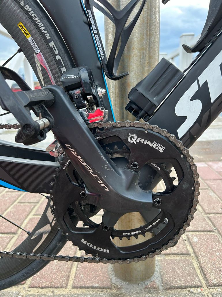 Used Stevens Stevens Custom Shimano Ultegra Di2 2018 Road & Gravel, Blue — image 2 of 8