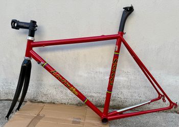 Used Liotto Liotto Custom Frameset 1990 Road & Gravel, Red — image 2 of 7