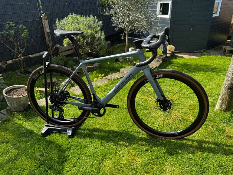 Used Simplon Inissio Gravel Rival/Eagle AXS 2022 2022 Road & Gravel, Light Gray — image 2 of 12