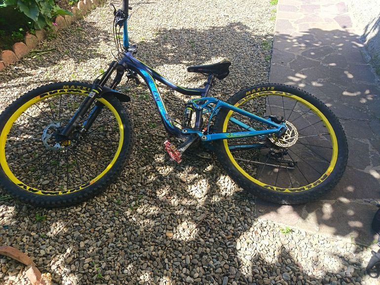 Used Liv Langma Shimano GRX Di2 2015 Mountainbike, Blue, 27.5 (650B) — image 1 of 9