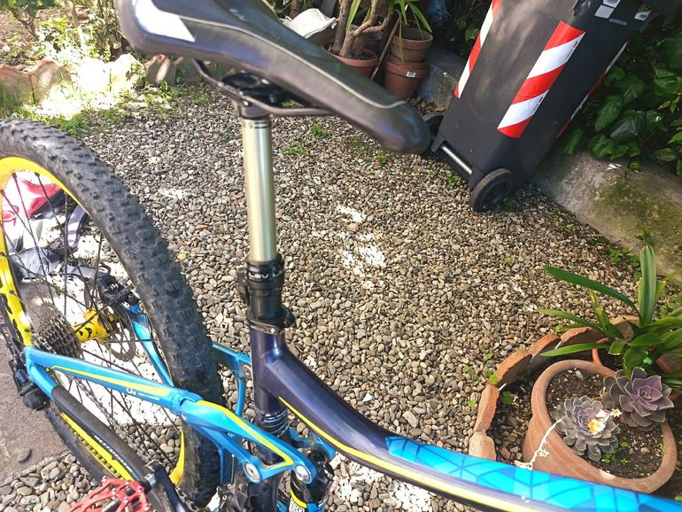 Used Liv Langma Shimano GRX Di2 2015 Mountainbike, Blue, 27.5 (650B) — image 3 of 9