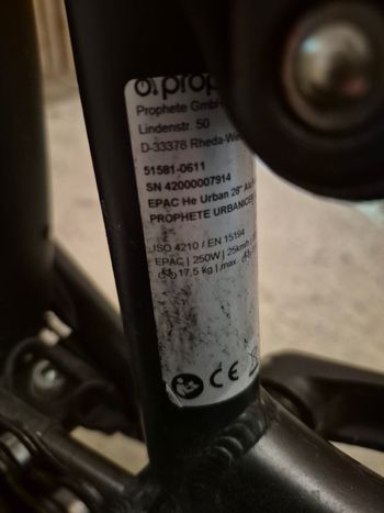 Used Prophete Prophete Custom Shimano Alivio 2021 Urban — image 4 of 4