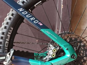 Used Haibike Nduro SRAM XX SL Eagle AXS (T-Type) 2023 Mountainbike, Green — image 8 of 9
