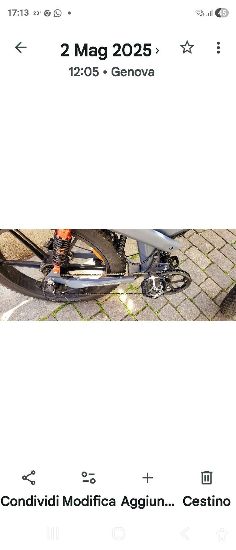 Used Engwe Engwe Custom Shimano Altus 2024 Mountainbike, Grigio chiaro — image 4 of 5