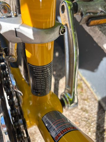 Used Cannondale Caad Other Shimano 1999 Road & Gravel, Orange — image 12 of 15