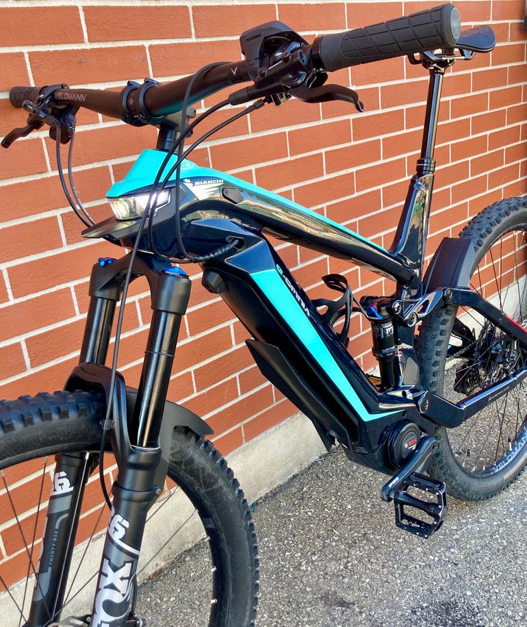 Used Bianchi Bianchi E-Omnia FX Type Tg XL 2023 2023 Mountainbike, Blue — image 4 of 10