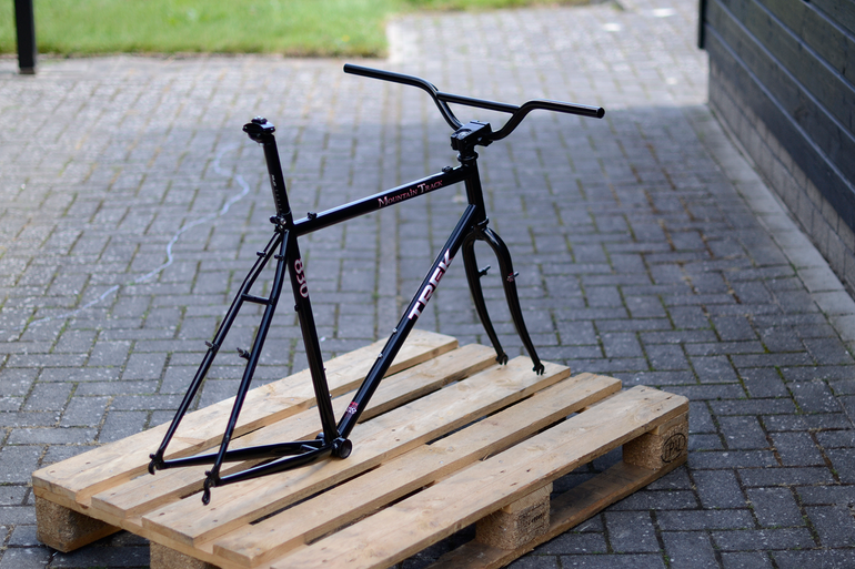 Used Trek 830 Trek 830 Mountain Track CrMo Steel 90s MTB Mountainbike Frameset 1995 Mountainbike, Black — image 15 of 35