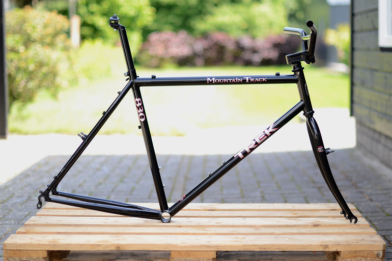 Used Trek 830 Trek 830 Mountain Track CrMo Steel 90s MTB Mountainbike Frameset 1995 Mountainbike, Black — image 1 of 35