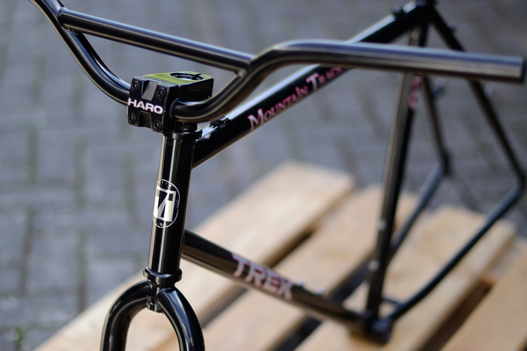 Used Trek 830 Trek 830 Mountain Track CrMo Steel 90s MTB Mountainbike Frameset 1995 Mountainbike, Black — image 3 of 35
