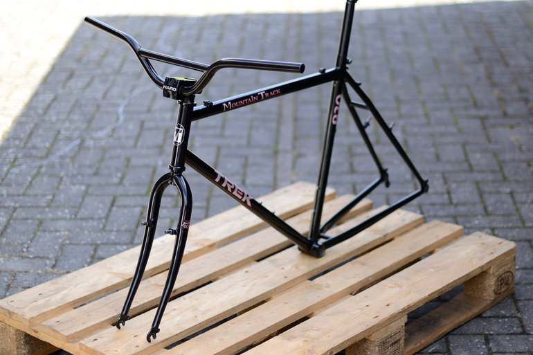 Used Trek 830 Trek 830 Mountain Track CrMo Steel 90s MTB Mountainbike Frameset 1995 Mountainbike, Black — image 2 of 35