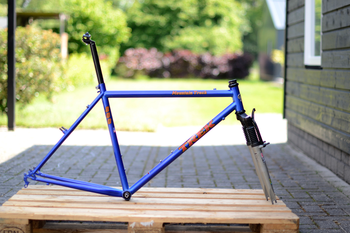 Used Trek 8 Trek 800 Mountain Track CrMo Steel MTB 90s Frameset 1995 Mountainbike, Blue — image 15 of 37