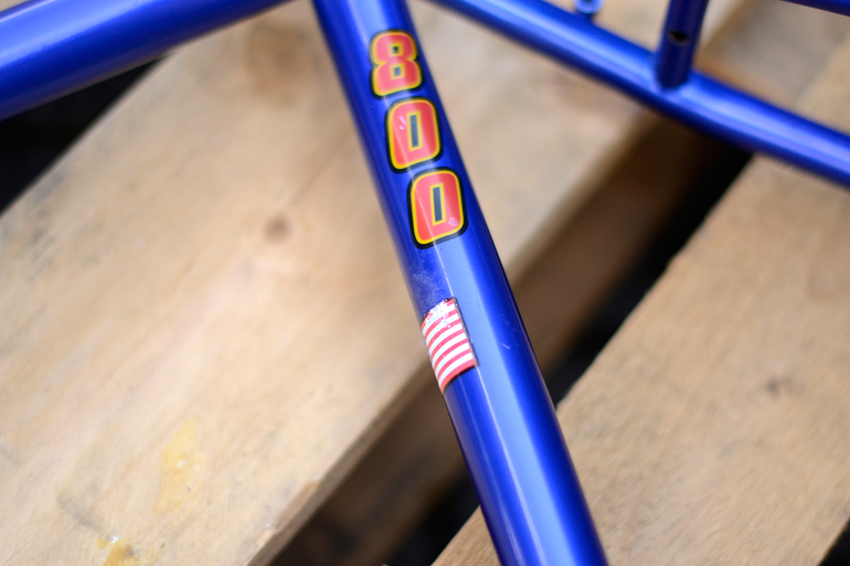 Used Trek 8 Trek 800 Mountain Track CrMo Steel MTB 90s Frameset 1995 Mountainbike, Blue — image 36 of 37