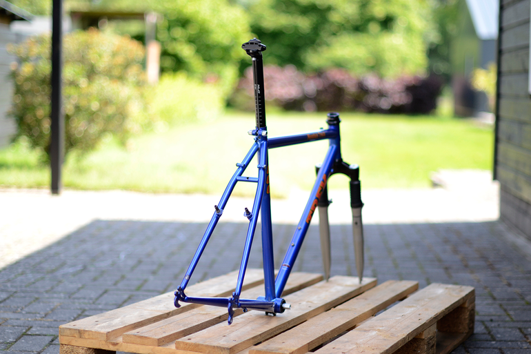 Used Trek 8 Trek 800 Mountain Track CrMo Steel MTB 90s Frameset 1995 Mountainbike, Blue — image 32 of 37