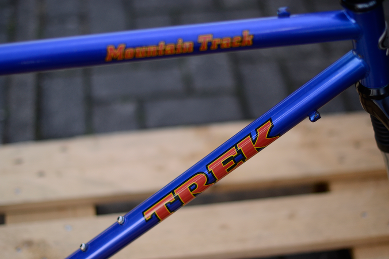 Used Trek 8 Trek 800 Mountain Track CrMo Steel MTB 90s Frameset 1995 Mountainbike, Blue — image 2 of 37