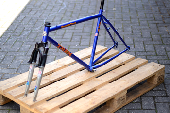 Used Trek 8 Trek 800 Mountain Track CrMo Steel MTB 90s Frameset 1995 Mountainbike, Blue — image 34 of 37