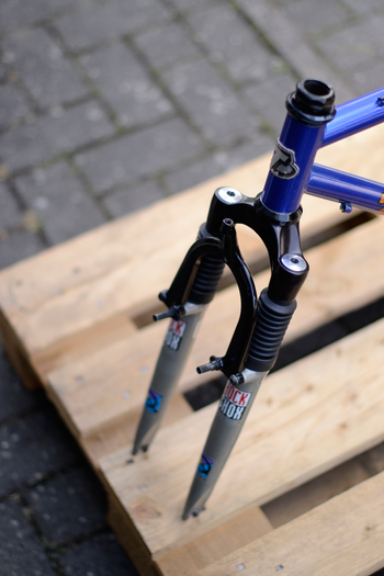 Used Trek 8 Trek 800 Mountain Track CrMo Steel MTB 90s Frameset 1995 Mountainbike, Blue — image 14 of 37