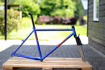 Used Trek 8 Trek 800 Mountain Track CrMo Steel MTB 90s Frameset 1995 Mountainbike, Blue — image 9 of 37