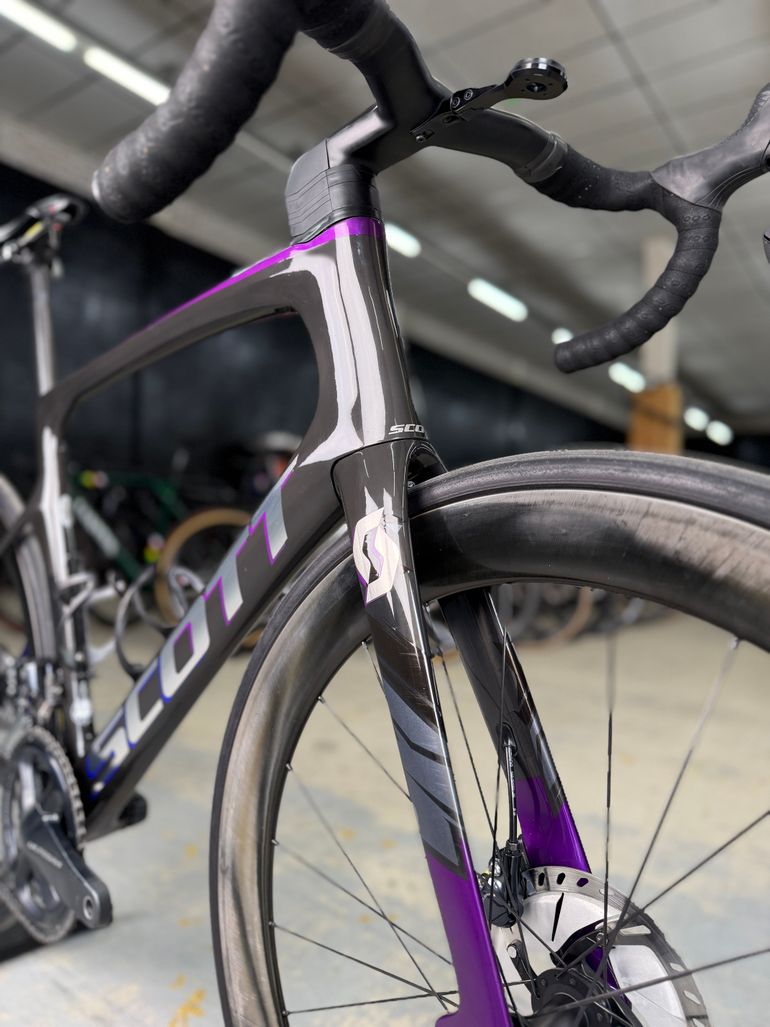 Used Scott Foil RC HMX SuperSonic Di2 Carbon 2021 Road & Gravel, Black — image 8 of 24