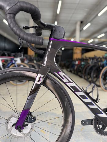 Used Scott Foil RC HMX SuperSonic Di2 Carbon 2021 Road & Gravel, Black — image 22 of 24