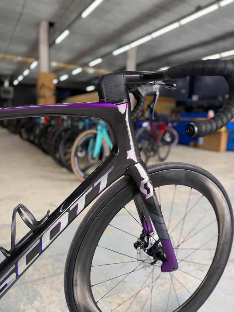 Used Scott Foil RC HMX SuperSonic Di2 Carbon 2021 Road & Gravel, Black — image 11 of 24