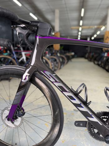 Used Scott Foil RC HMX SuperSonic Di2 Carbon 2021 Road & Gravel, Black — image 21 of 24