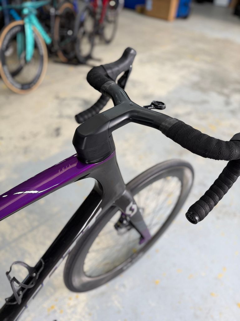Used Scott Foil RC HMX SuperSonic Di2 Carbon 2021 Road & Gravel, Black — image 9 of 24
