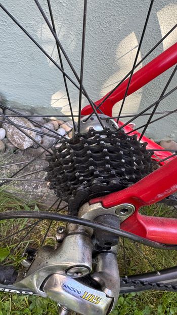 Used CUBE Cube Comp Attempt 2009 Road & Gravel, Red — image 4 of 7