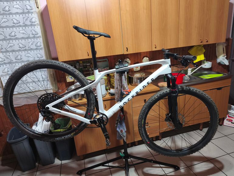 Used ROCKRIDER Fahrrad Mountainbike Hardtail XC Carbonrahmen Race 900 NX weiß 2026 2026 Mountainbike, White, 29 — image 3 of 3
