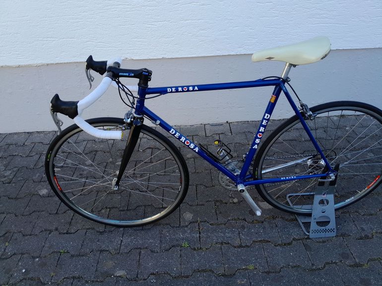 Used De Rosa SLX 1990/91 1991 Road & Gravel, Blau — image 2 of 9