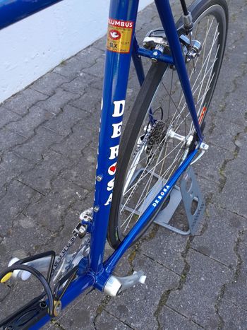 Used De Rosa SLX 1990/91 1991 Road & Gravel, Blau — image 8 of 9