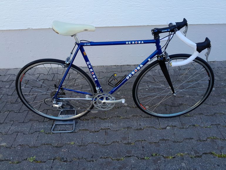 Used De Rosa SLX 1990/91 1991 Road & Gravel, Blau — image 1 of 9