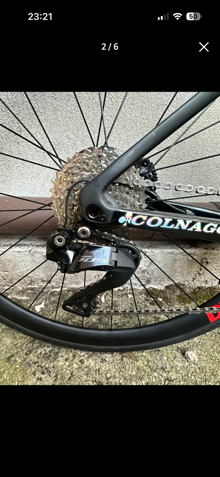 Used Colnago V3 Disc 105 Bike 2024 2024 Road & Gravel, Black — image 3 of 4