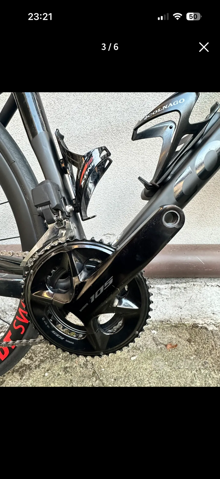 Used Colnago V3 Disc 105 Bike 2024 2024 Road & Gravel, Black — image 4 of 4