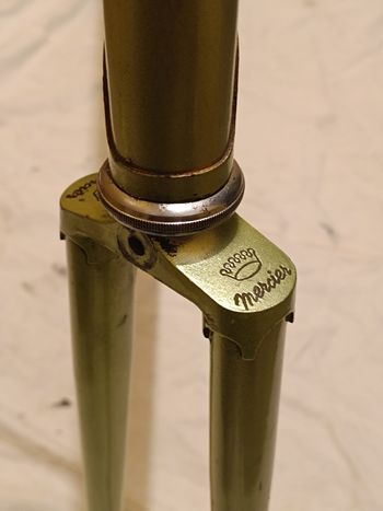 Used Mercier Mercier Custom Frameset 1975 Road & Gravel, Verde — image 4 of 10