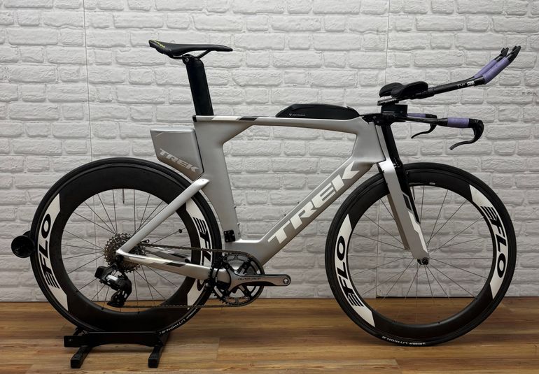 Used Trek Speed Concept AXS 2018 2018 Road & Gravel, Light Gray — image 1 of 6