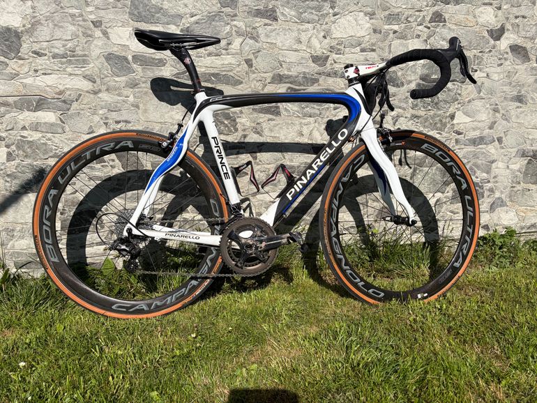 Used Pinarello Prince Carbon Frameset 2008 2008 Road & Gravel, Blue — image 1 of 12