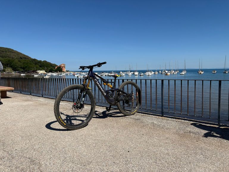 Used Orbea Rise Shimano SLX 2025 Mountainbike, Blau — image 4 of 6